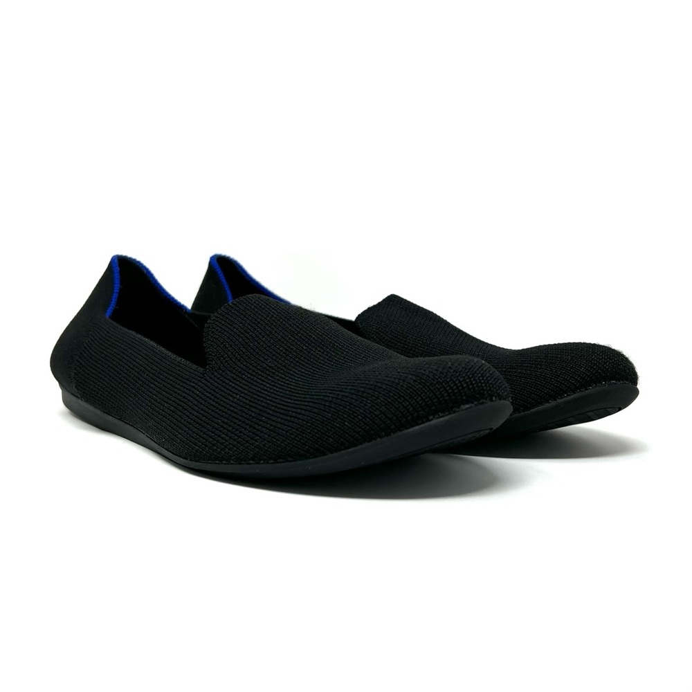 Rothy’s “The Loafer” Black Slip On Flat Loafers Size 7.5